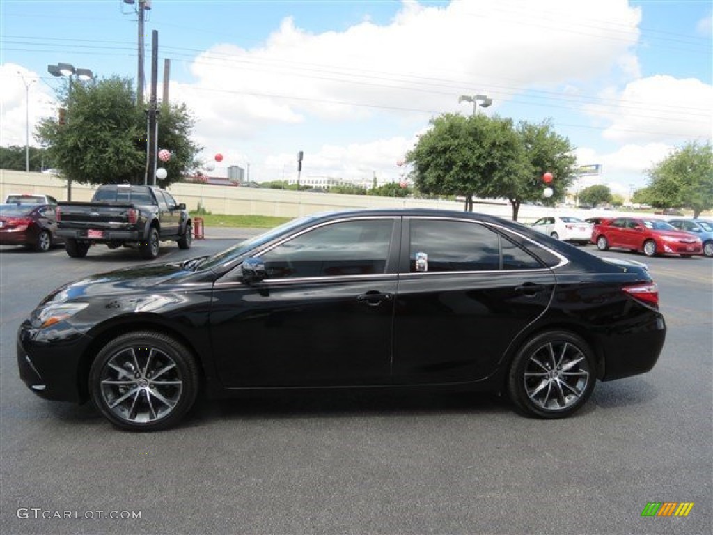 2015 Camry XSE V6 - Attitude Black Metallic / Black photo #5