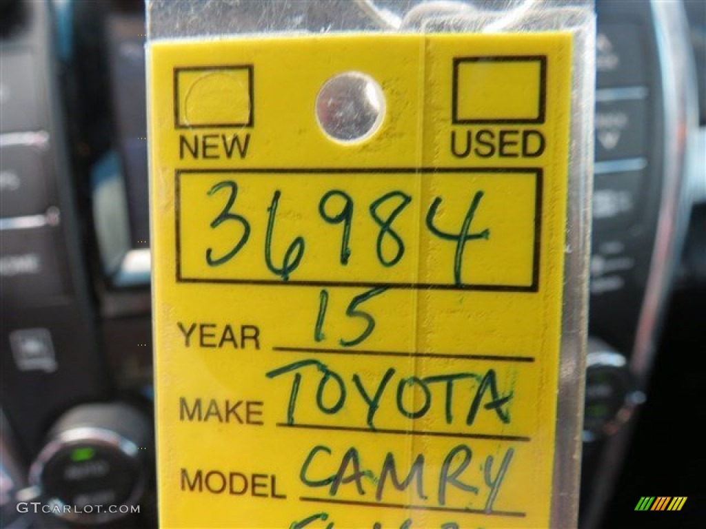 2015 Camry XSE V6 - Attitude Black Metallic / Black photo #27