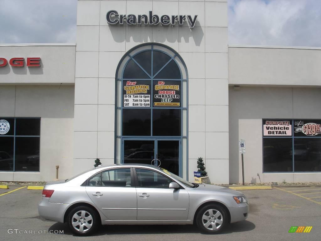 Bright Silver Hyundai Sonata