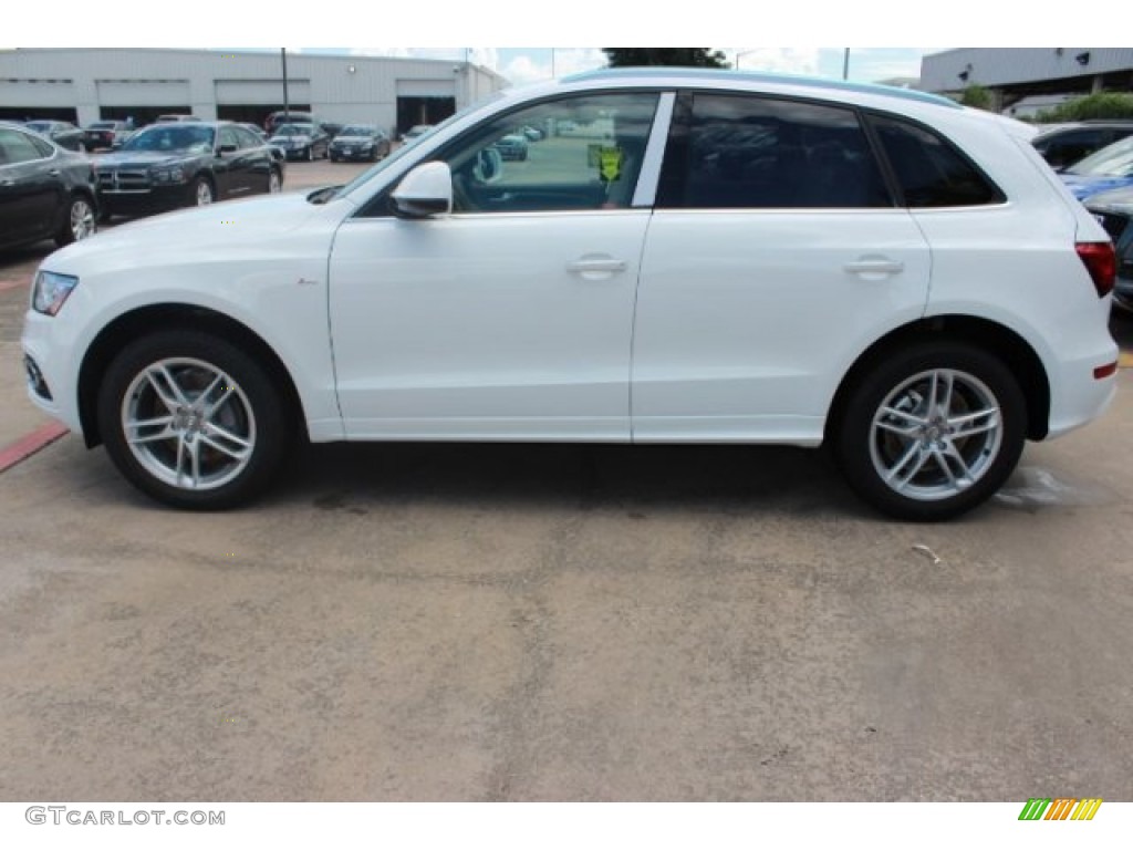 2016 Q5 3.0 TFSI Prestige quattro - Ibis White / Pistachio Beige photo #5