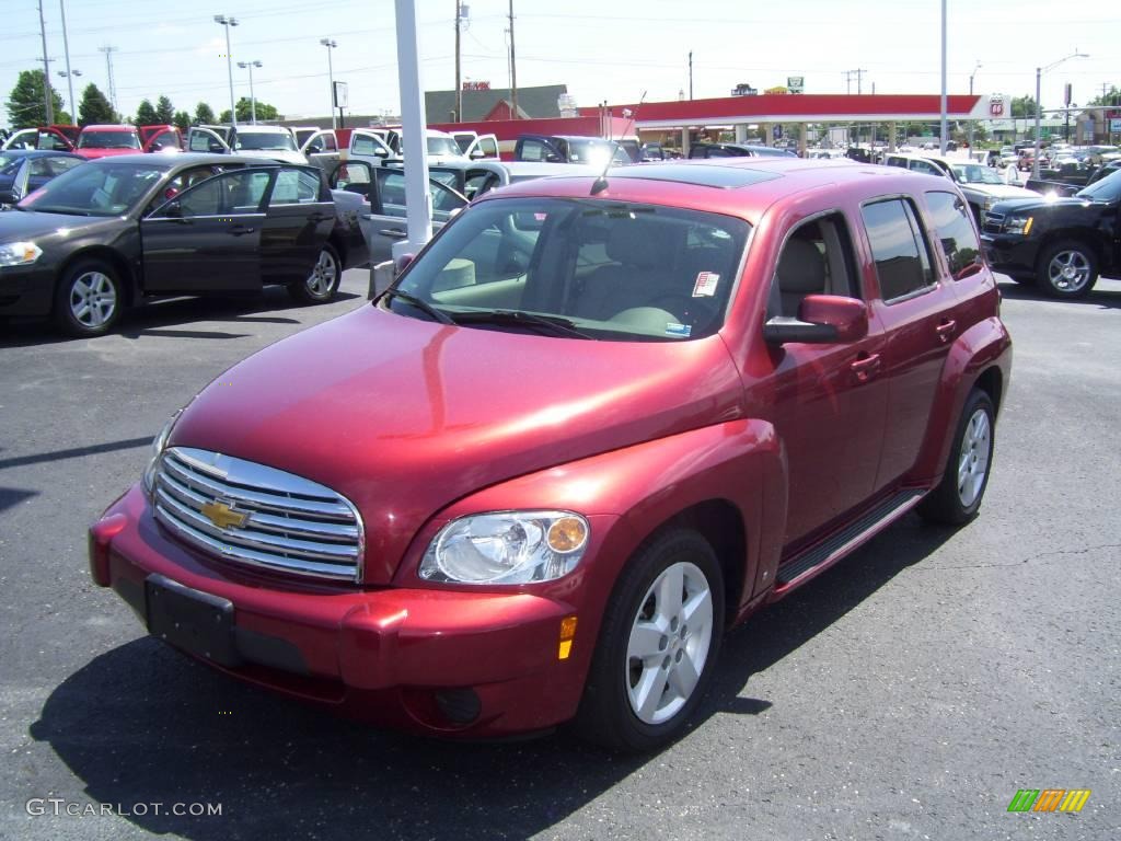 2008 HHR LT - Cardinal Red Metallic / Gray photo #1