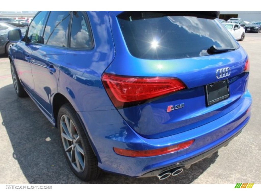 2016 SQ5 Premium Plus 3.0 TFSI quattro - Sepang Blue Pearl / Black/Chestnut Brown photo #6