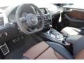 Black/Chestnut Brown 2016 Audi SQ5 Premium Plus 3.0 TFSI quattro Interior Color