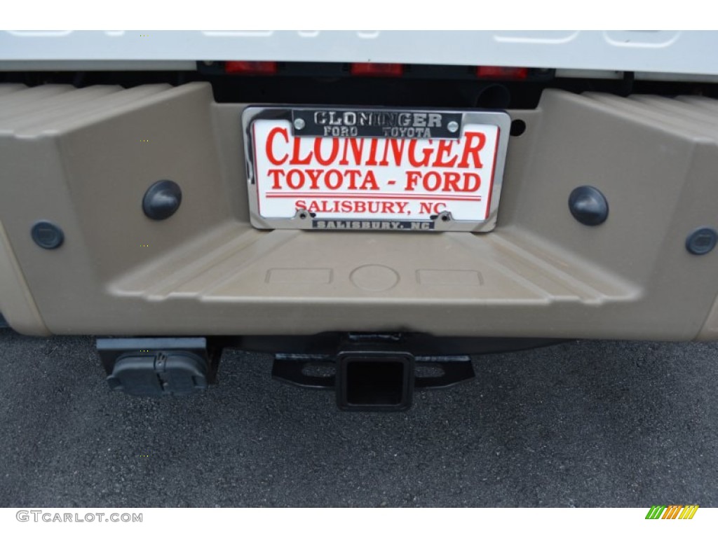 2012 F350 Super Duty King Ranch Crew Cab 4x4 Dually - Oxford White / Chaparral Leather photo #9