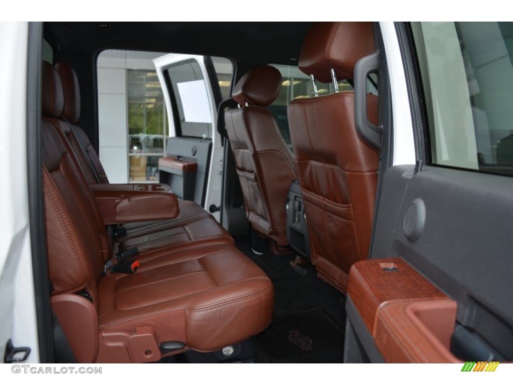2012 F350 Super Duty King Ranch Crew Cab 4x4 Dually - Oxford White / Chaparral Leather photo #16