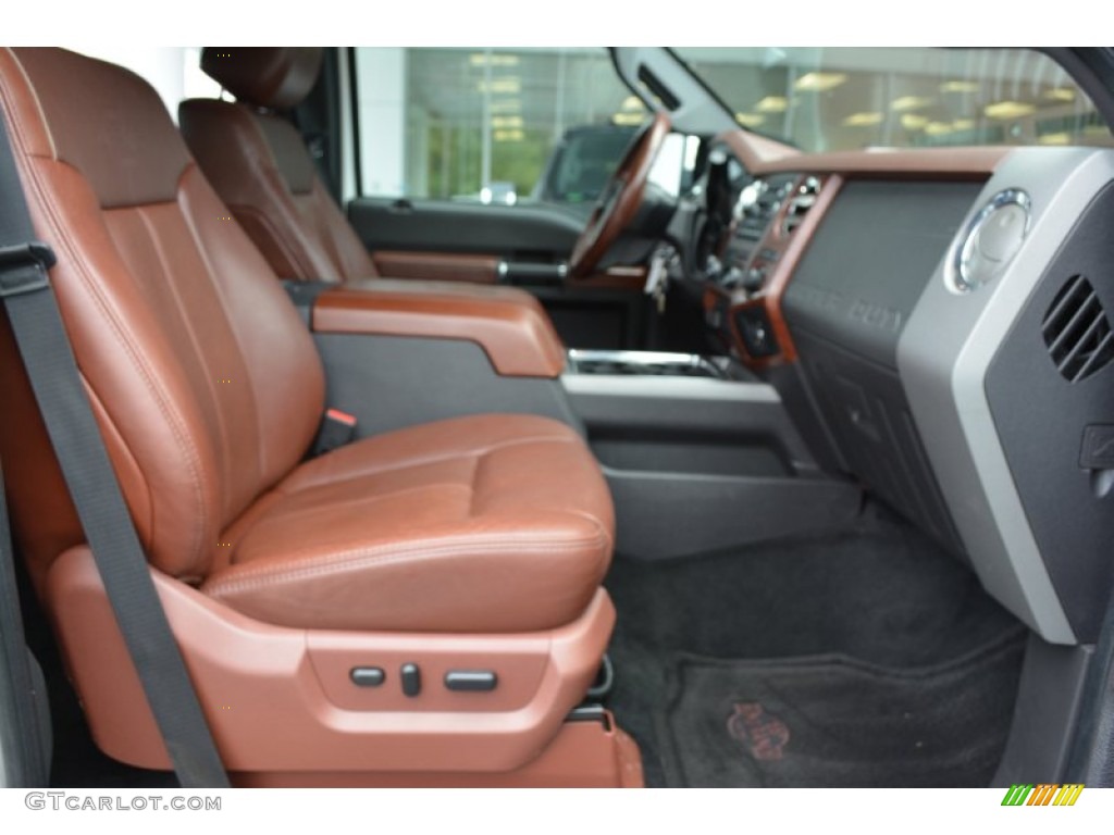 2012 F350 Super Duty King Ranch Crew Cab 4x4 Dually - Oxford White / Chaparral Leather photo #18
