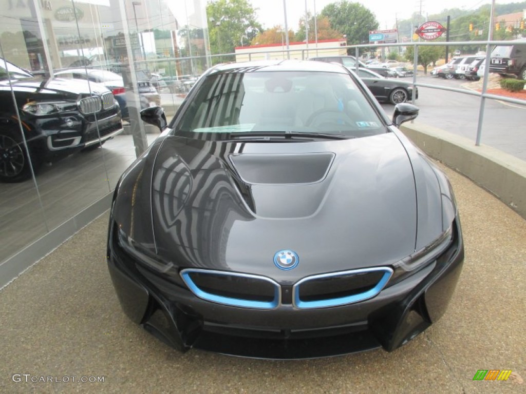 Sophisto Grey Metallic 2015 BMW i8 Mega World Exterior Photo #106892942