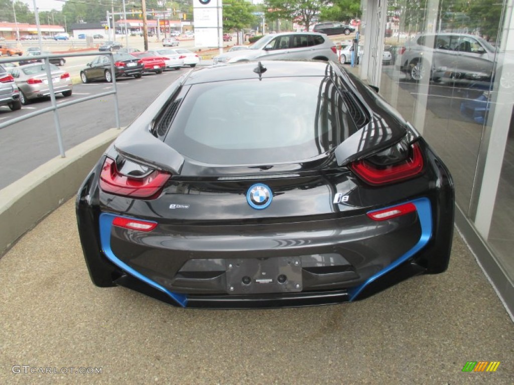 Sophisto Grey Metallic 2015 BMW i8 Mega World Exterior Photo #106893008
