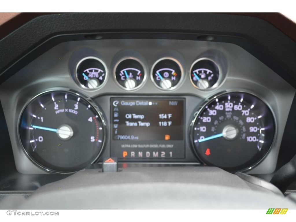 2012 F350 Super Duty King Ranch Crew Cab 4x4 Dually - Oxford White / Chaparral Leather photo #24