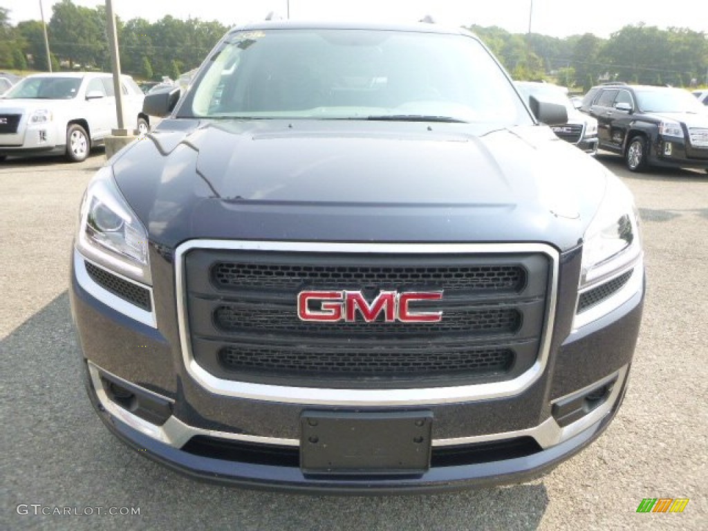 2016 Acadia SLE AWD - Dark Sapphire Blue Metallic / Light Titanium photo #12
