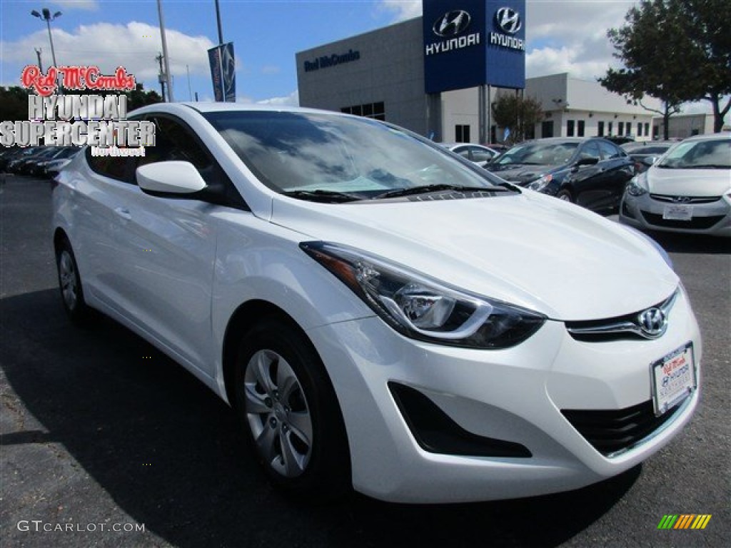 2016 Elantra SE - White / Gray photo #1