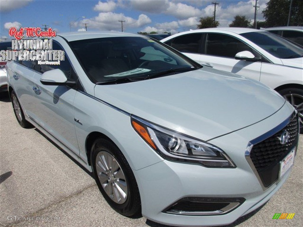 2016 Seaport Mist Hyundai Sonata Hybrid Se 106885259 Gtcarlot Seaport Mist Hyundai Sonata Hybrid