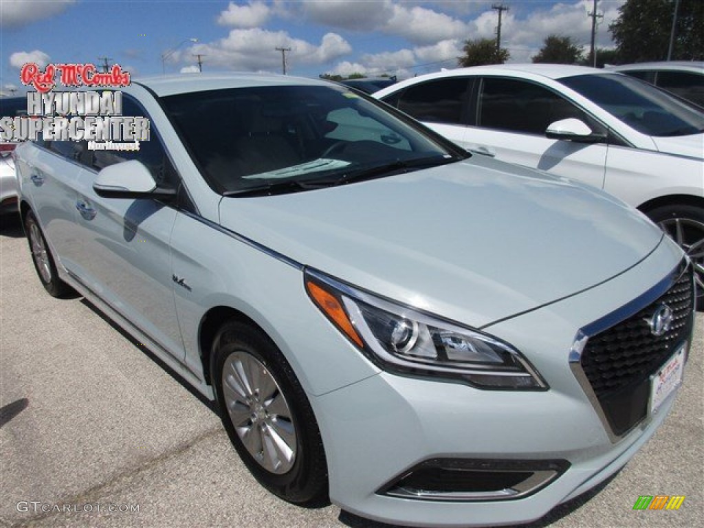 2016 Sonata Hybrid SE - Seaport Mist / Beige photo #1