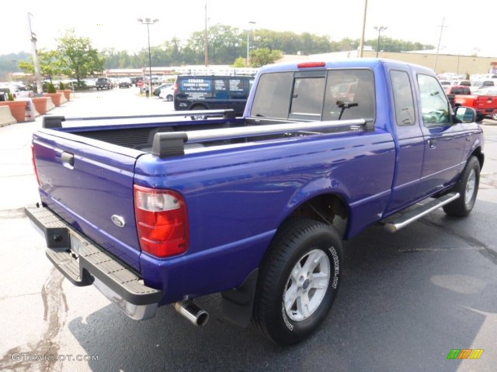 2005 Ranger Edge SuperCab 4x4 - Sonic Blue Metallic / Medium Dark Flint photo #5
