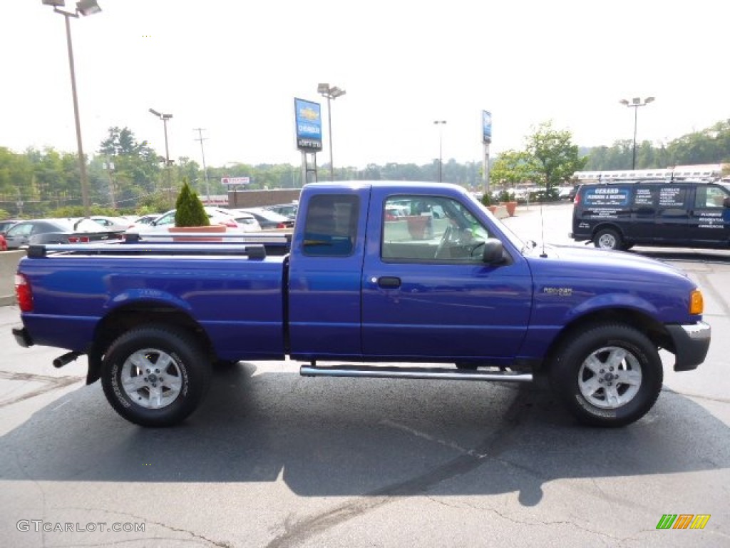 2005 Ranger Edge SuperCab 4x4 - Sonic Blue Metallic / Medium Dark Flint photo #6