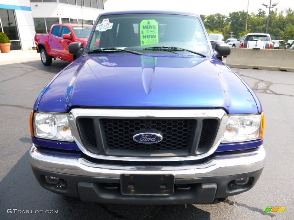 2005 Ranger Edge SuperCab 4x4 - Sonic Blue Metallic / Medium Dark Flint photo #8