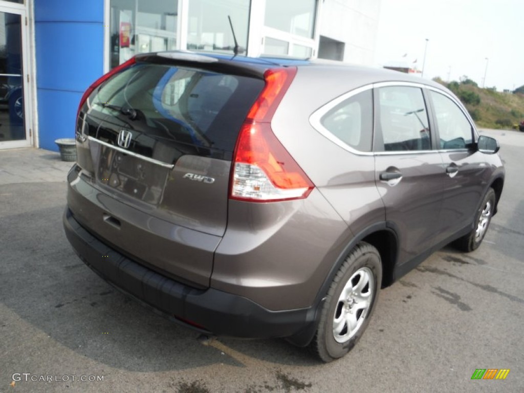 2013 CR-V LX AWD - Urban Titanium Metallic / Black photo #8