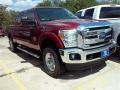 2015 Ruby Red Ford F250 Super Duty XLT Crew Cab 4x4  photo #1