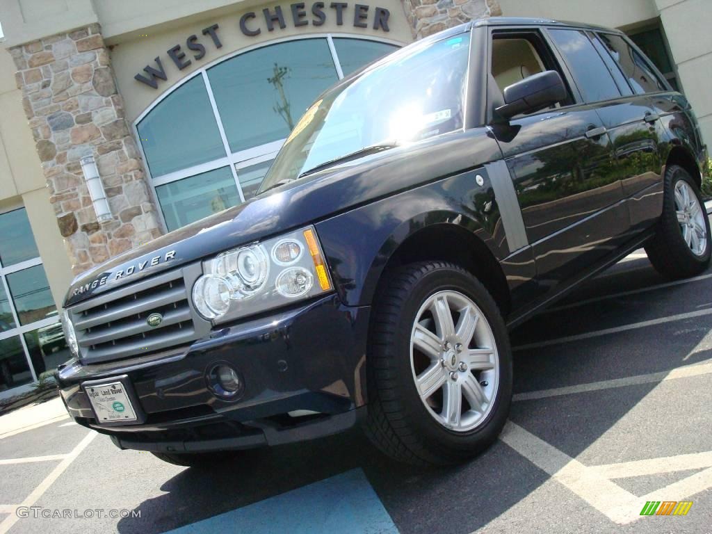 2006 Range Rover HSE - Buckingham Blue Metallic / Parchment/Navy photo #3