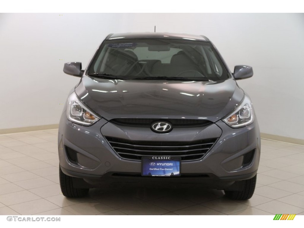 2014 Tucson GLS - Shadow Gray / Black photo #2
