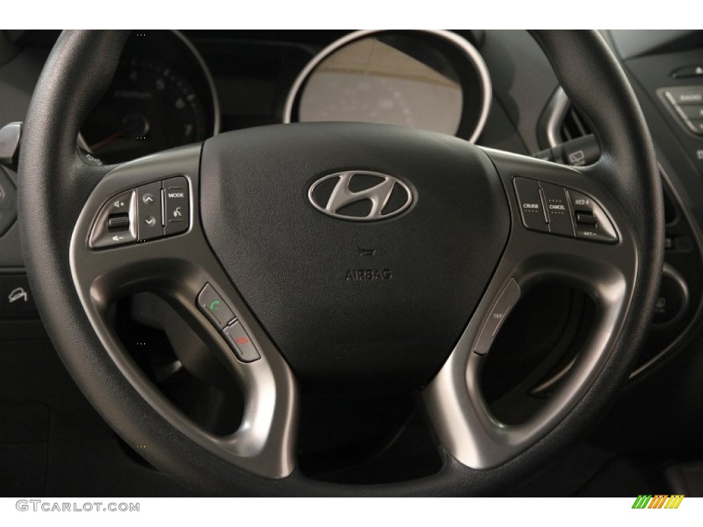 2014 Tucson GLS - Shadow Gray / Black photo #6