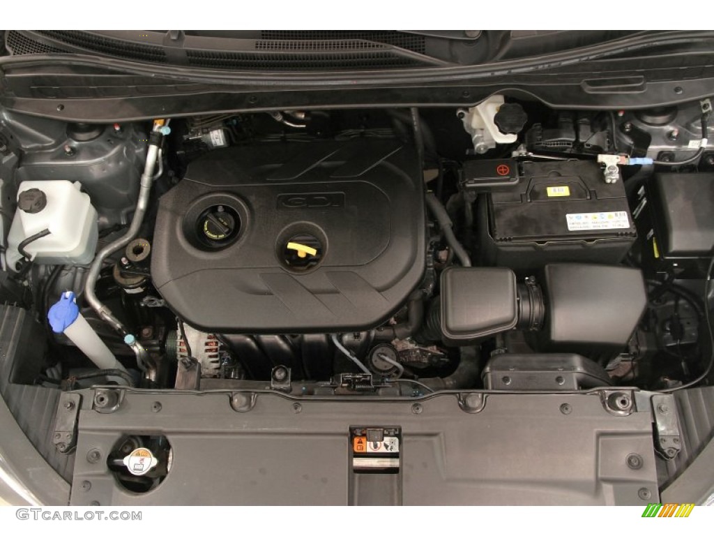 2014 Tucson GLS - Shadow Gray / Black photo #14