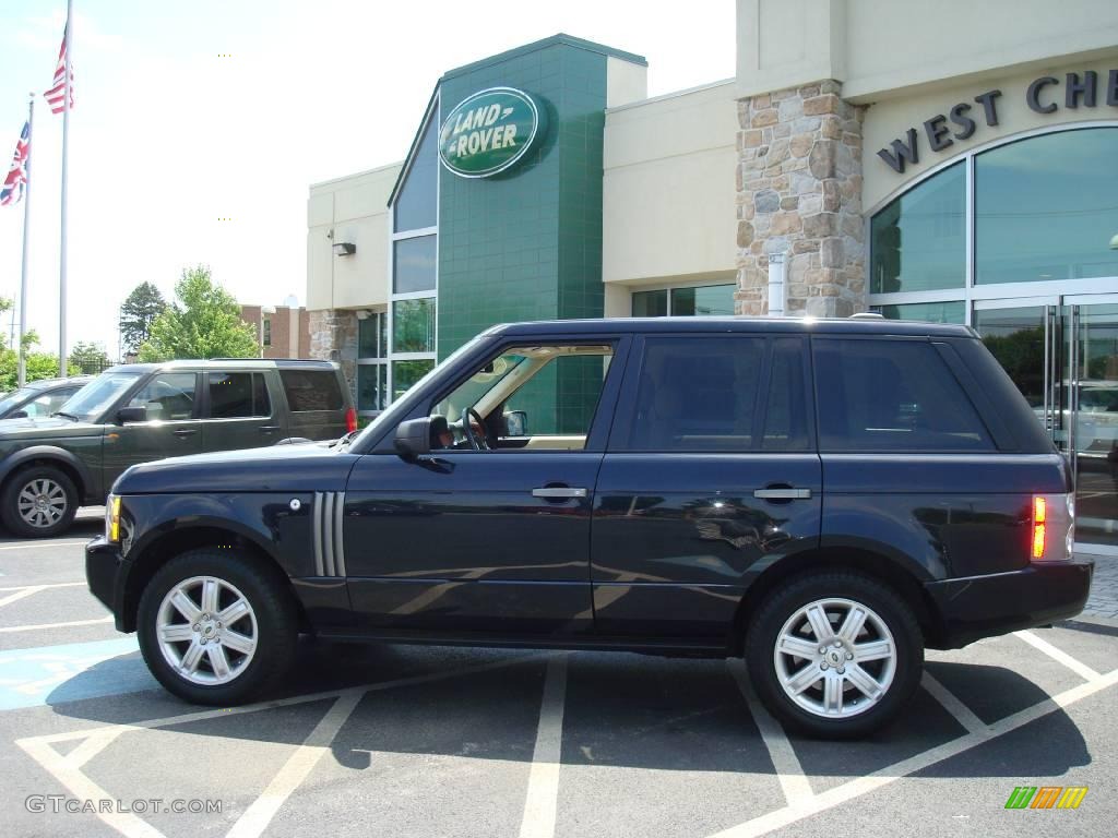 2006 Range Rover HSE - Buckingham Blue Metallic / Parchment/Navy photo #10