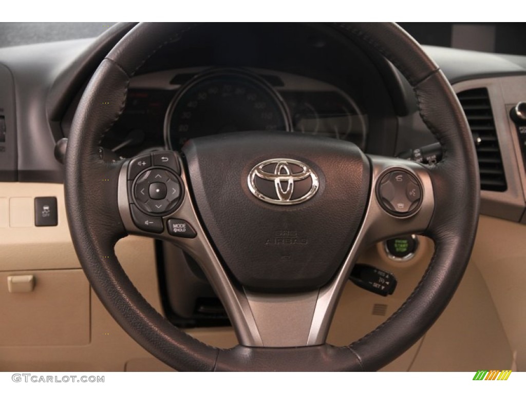 2013 Toyota Venza XLE Steering Wheel Photos