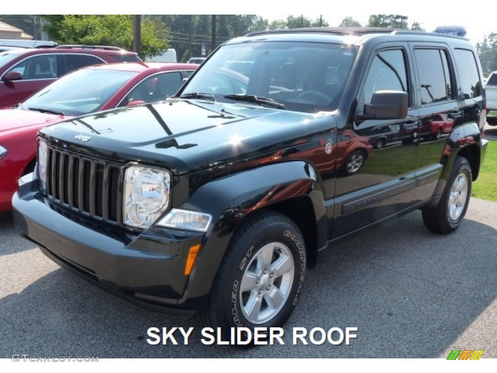 Black Forest Green Pearl Jeep Liberty