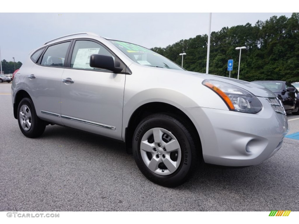 Brilliant Silver 2015 Nissan Rogue Select S Exterior Photo #106905886