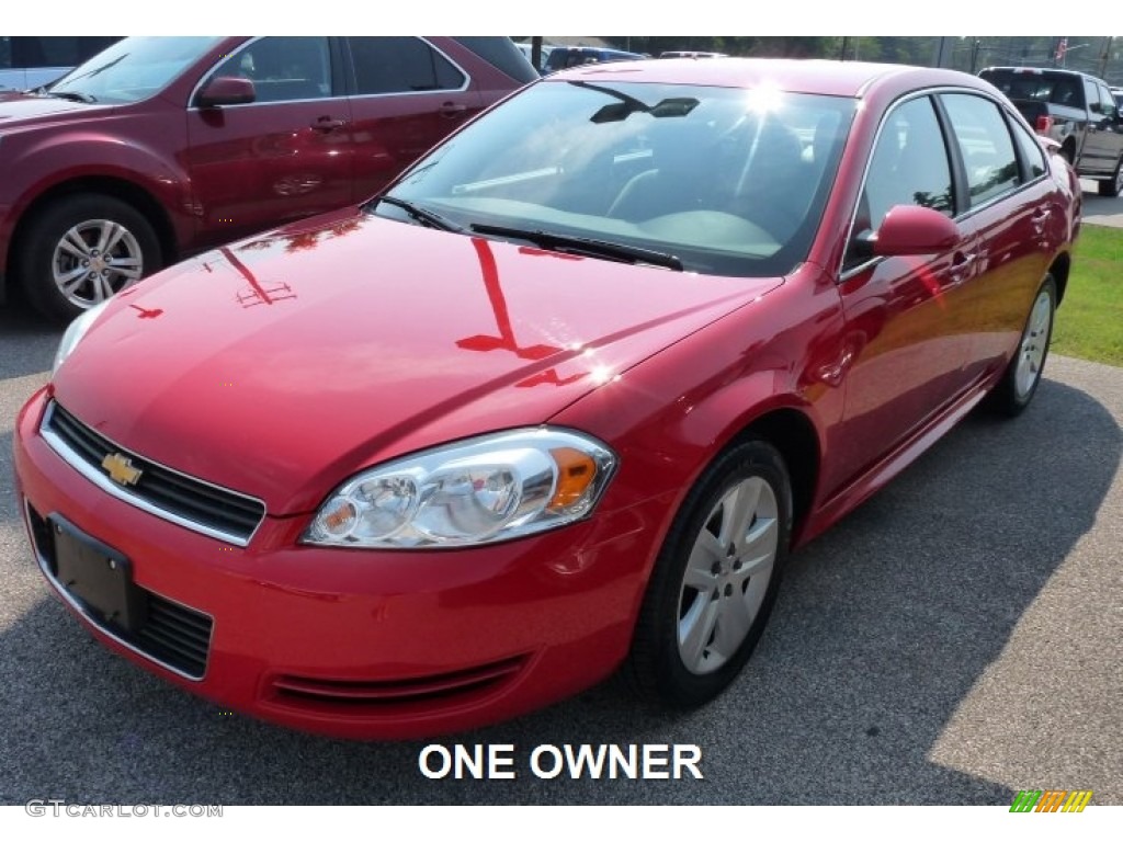 2010 Impala LS - Victory Red / Ebony photo #1