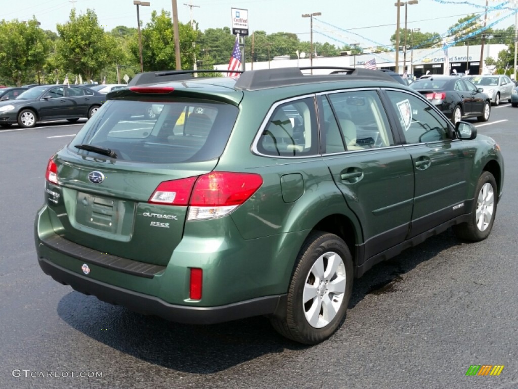 2012 Outback 2.5i - Cypress Green Pearl / Off Black photo #7