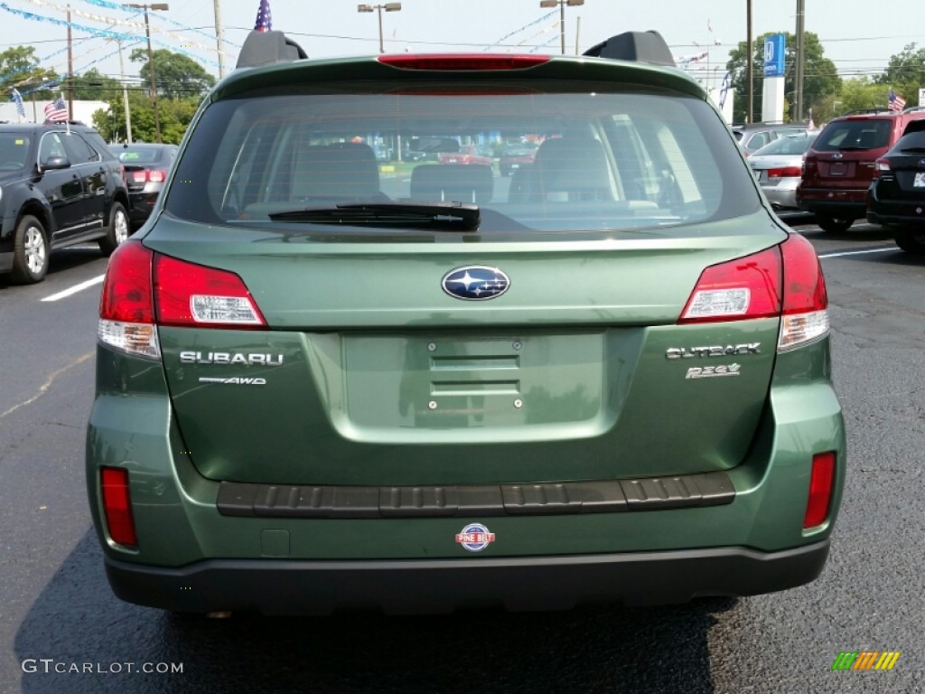 2012 Outback 2.5i - Cypress Green Pearl / Off Black photo #8