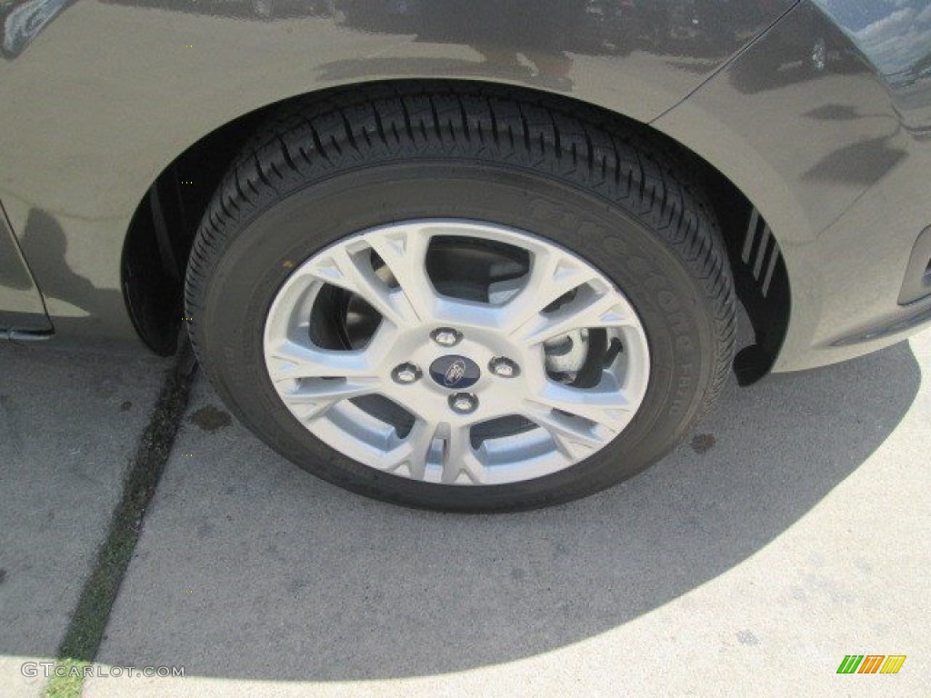 2015 Fiesta SE Hatchback - Magnetic Metallic / Charcoal Black photo #2