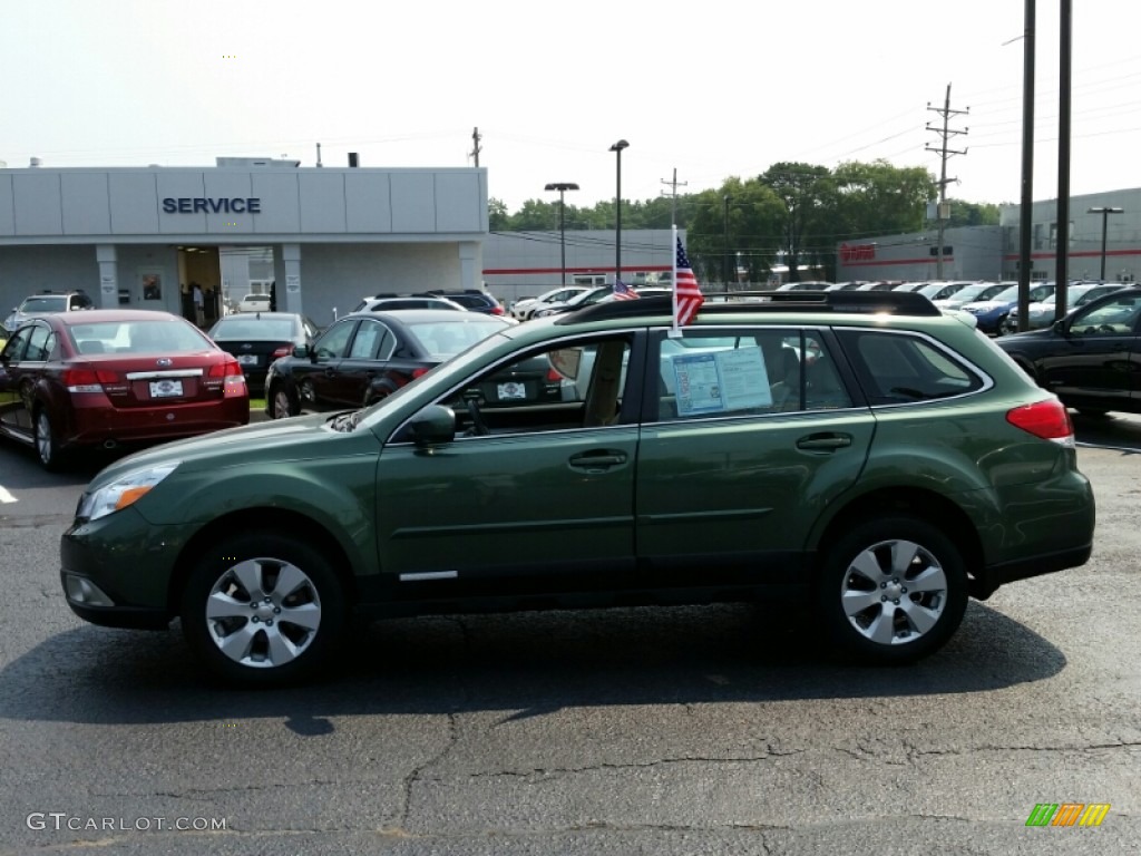 2012 Outback 2.5i - Cypress Green Pearl / Off Black photo #12