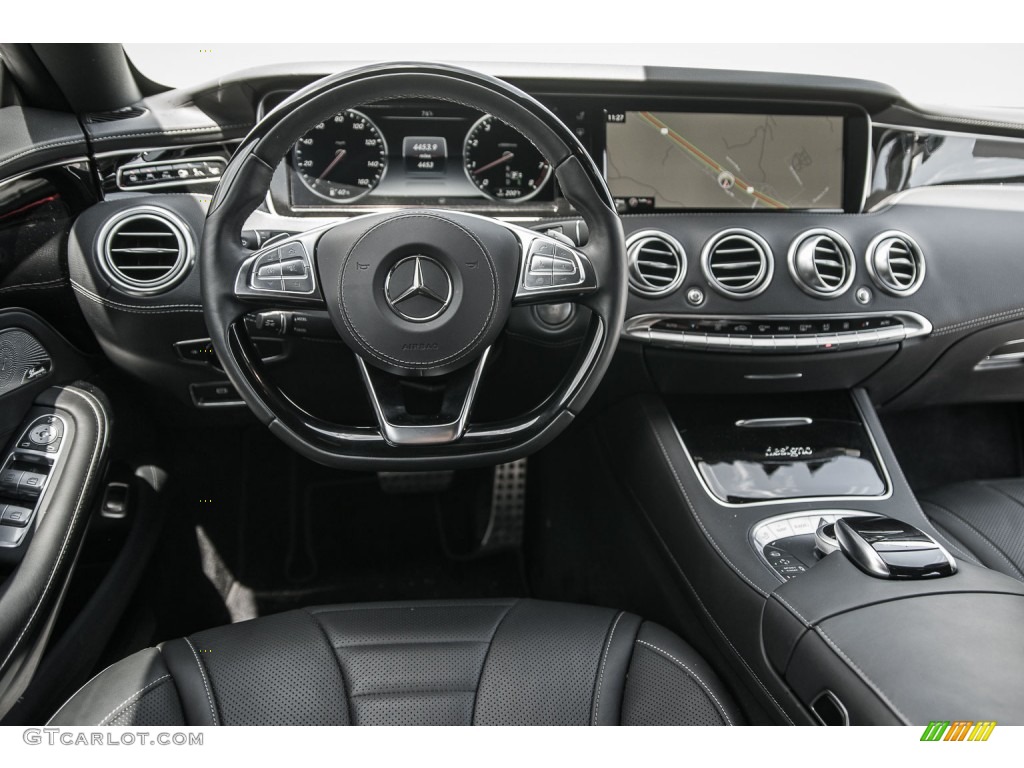 2015 Mercedes-Benz S 550 4Matic Coupe Black Dashboard Photo #106909303