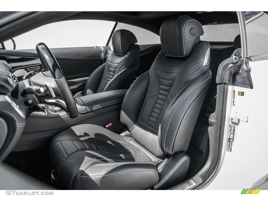Black Interior 2015 Mercedes-Benz S 550 4Matic Coupe Photo #106909527