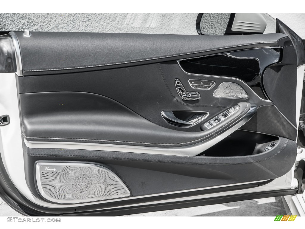 2015 Mercedes-Benz S 550 4Matic Coupe Black Door Panel Photo #106909873