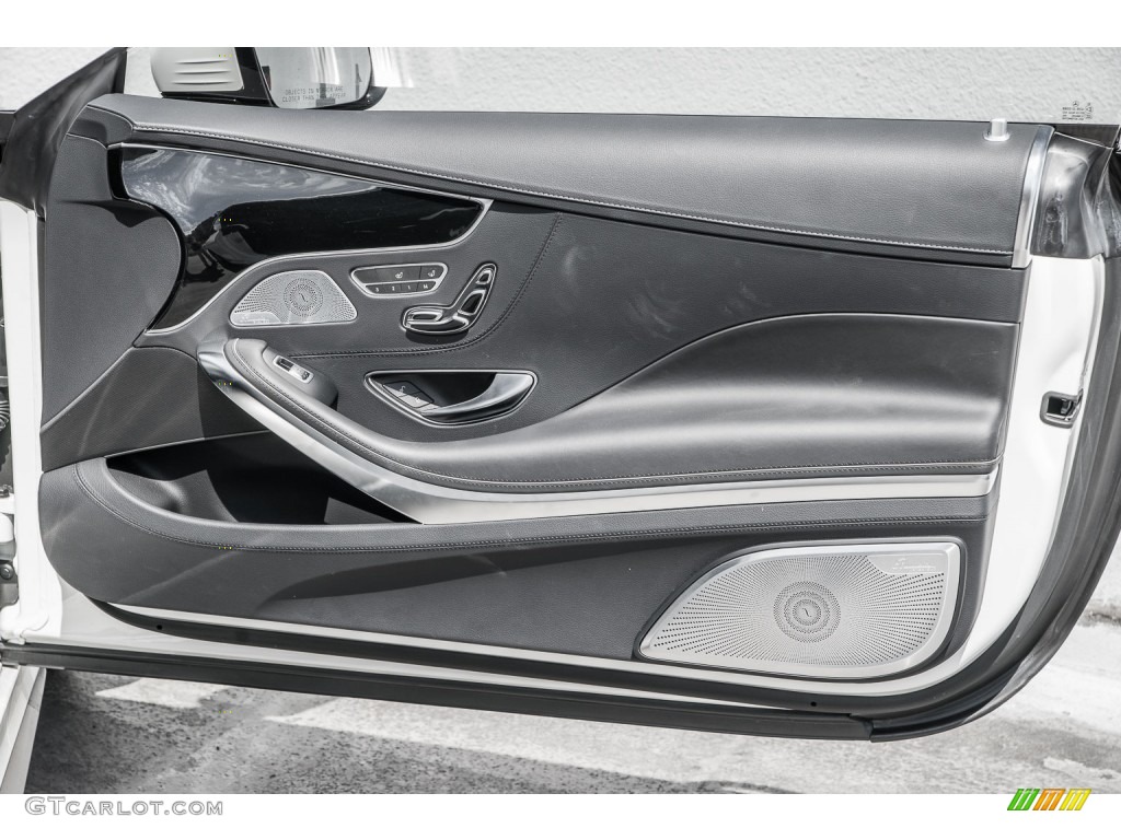 2015 Mercedes-Benz S 550 4Matic Coupe Black Door Panel Photo #106909960