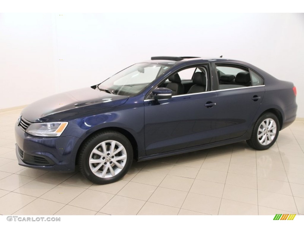 Tempest Blue Metallic 2013 Volkswagen Jetta SE Sedan Exterior Photo #106910383