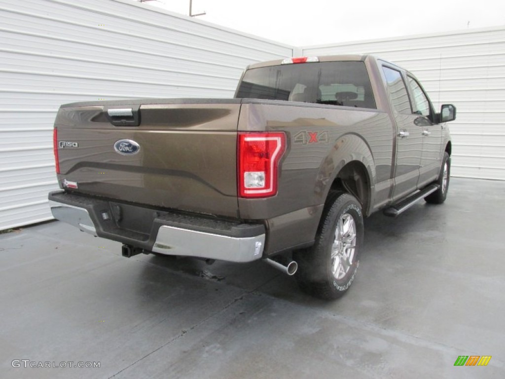 2015 F150 XLT SuperCrew 4x4 - Caribou Metallic / Medium Earth Gray photo #4