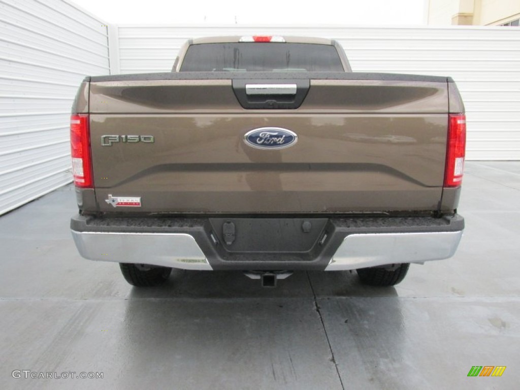 2015 F150 XLT SuperCrew 4x4 - Caribou Metallic / Medium Earth Gray photo #5