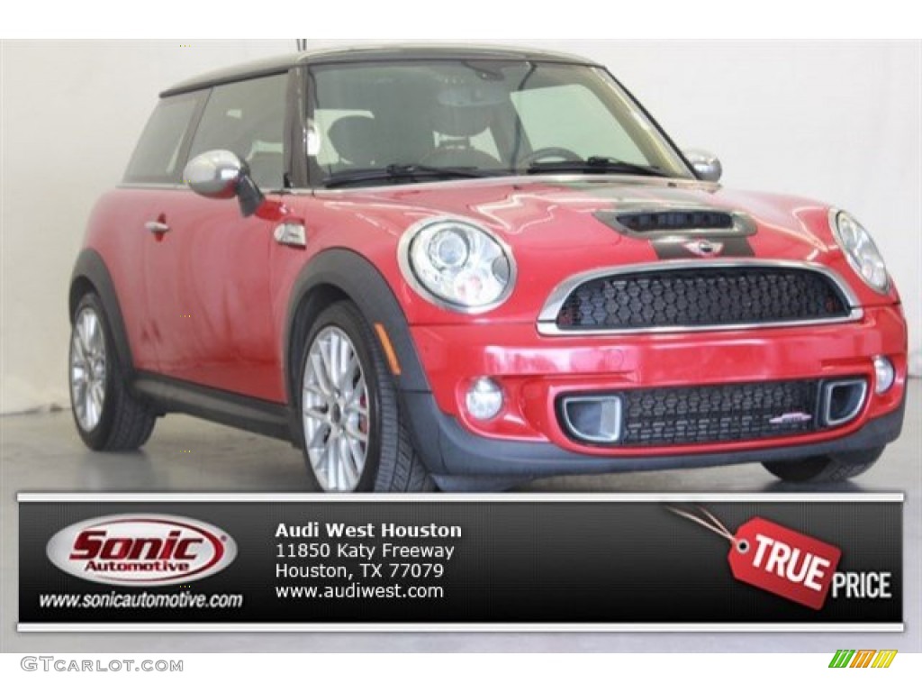 2011 Cooper John Cooper Works Hardtop - Chili Red / Carbon Black/Championship Red Piping Lounge Leather photo #1