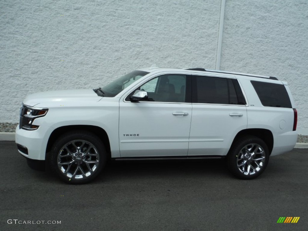 2016 Tahoe LTZ 4WD - Summit White / Jet Black photo #2