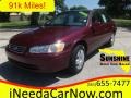 2001 Vintage Red Pearl Toyota Camry CE  photo #1