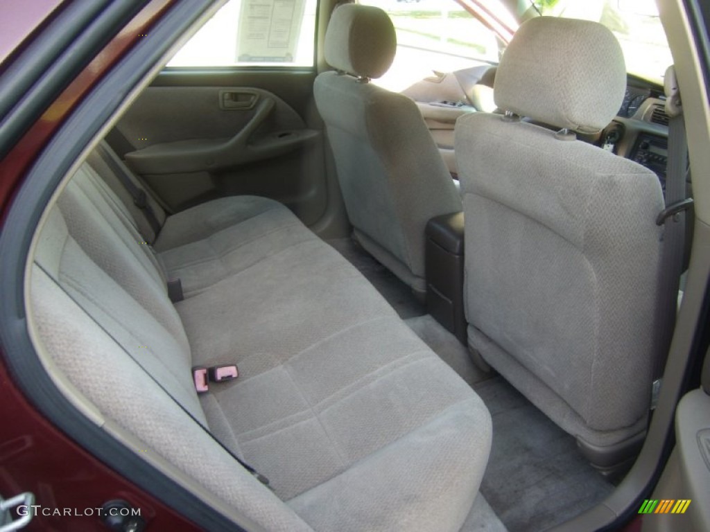 2001 Camry CE - Vintage Red Pearl / Oak photo #12