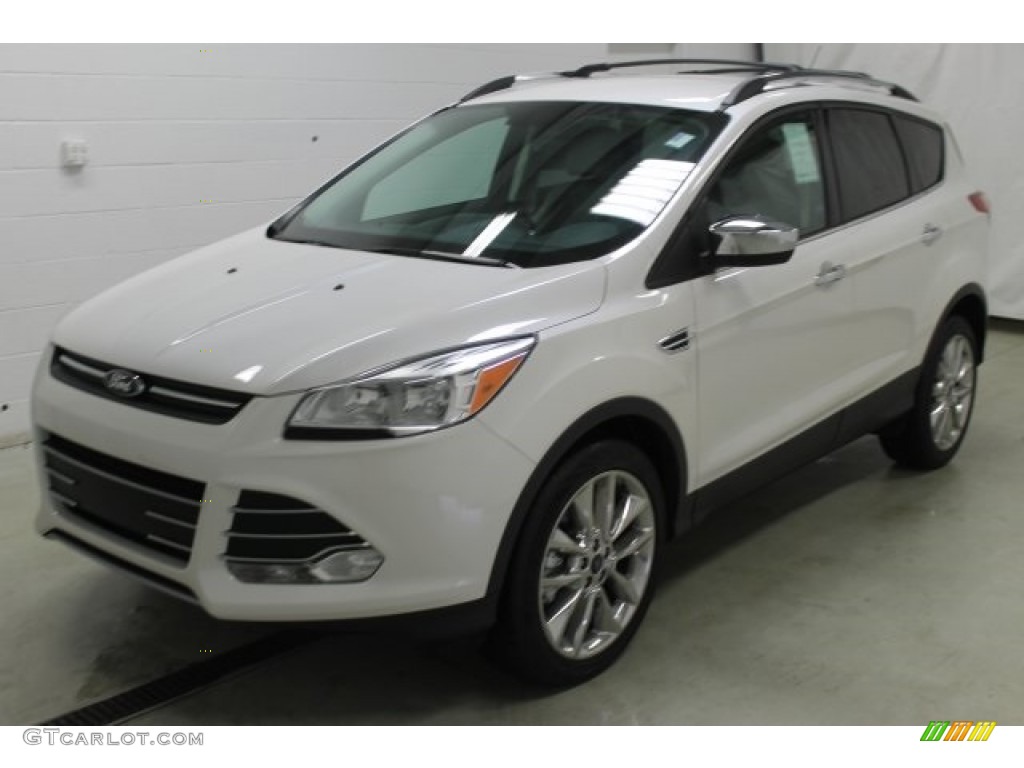 2015 Escape SE 4WD - White Platinum Metallic Tri-Coat / Charcoal Black photo #3