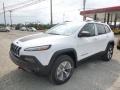 2016 Bright White Jeep Cherokee Trailhawk 4x4  photo #1