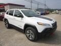 2016 Bright White Jeep Cherokee Trailhawk 4x4  photo #11