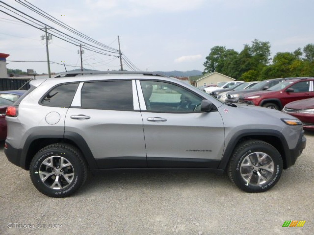 Billet Silver Metallic 2016 Jeep Cherokee Trailhawk 4x4 Exterior Photo #106919389